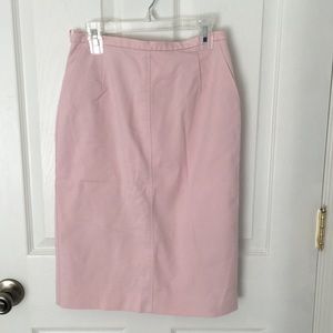 Light pink pencil skirt